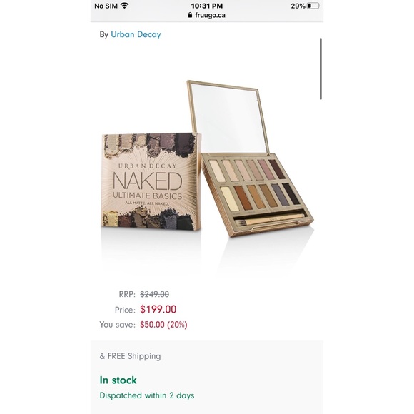 Naked basics eyeshadow palette - Picture 5 of 5